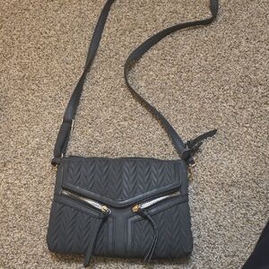 Elegant Black Quilted Crossbody Bag